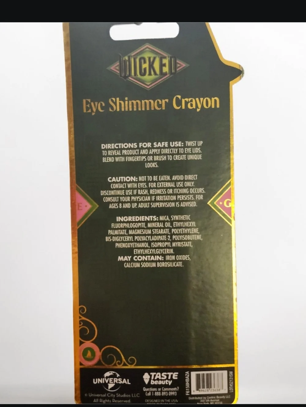Wicked Elphaba Eye Crayon & Shimmer Makeup Duo